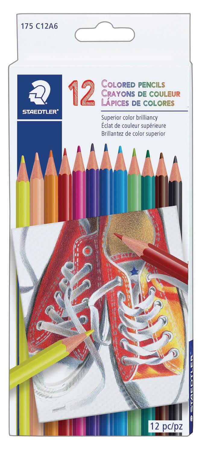 Staedtler 175 Color Pencils w/12 Pencils Art VallARTa