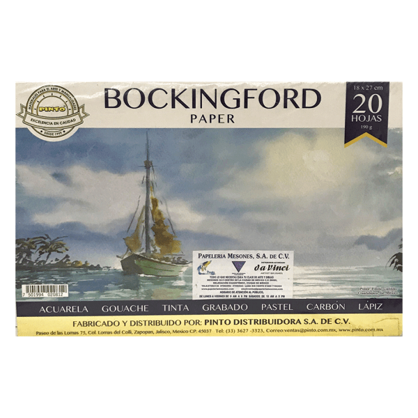 Bockingford Spiral Bound Watercolor Pad - 7 inch x 10 inch, Cold Press